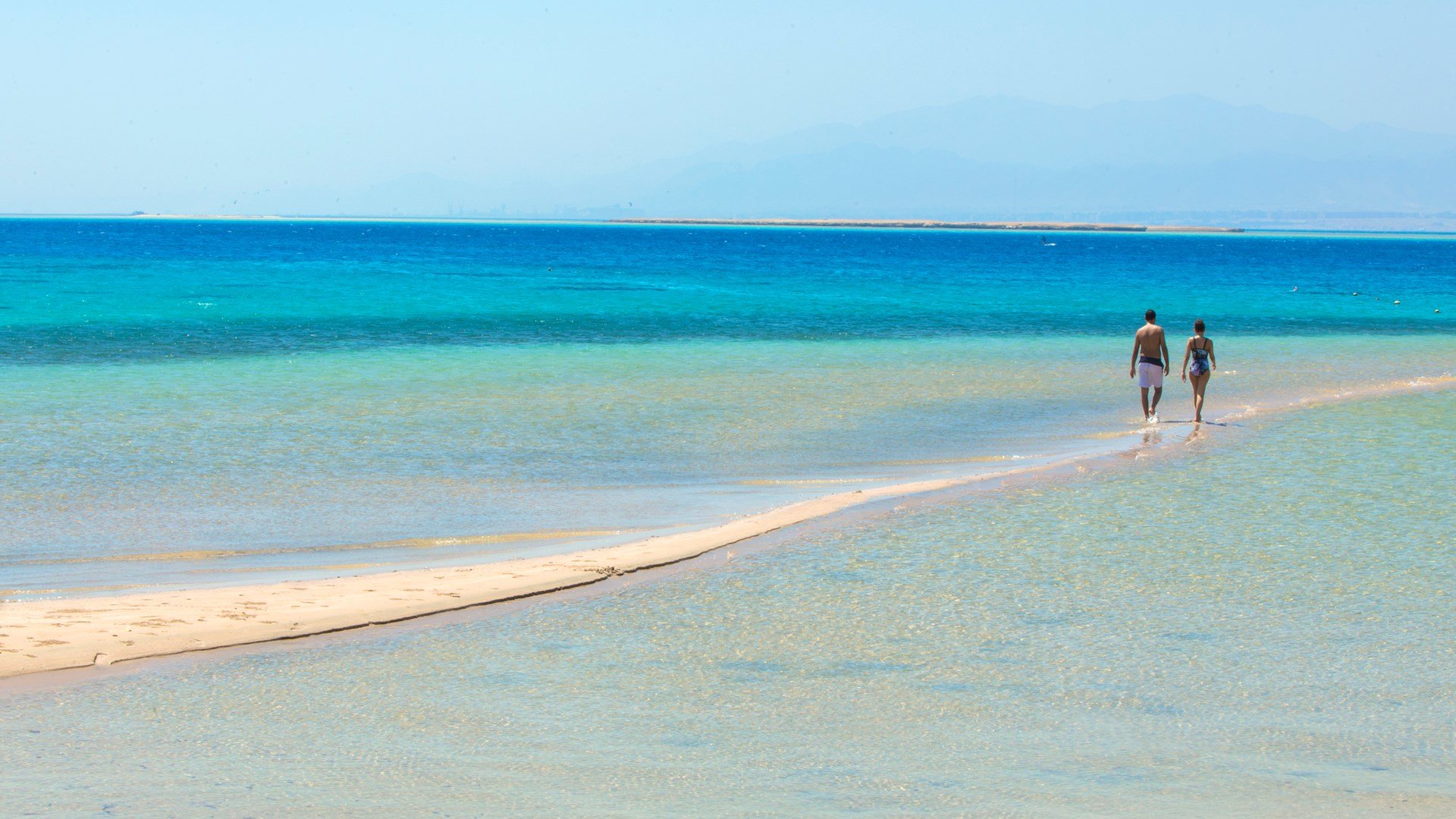 Kempinski Hotel Soma Bay Ägpyten Strandspaziergang